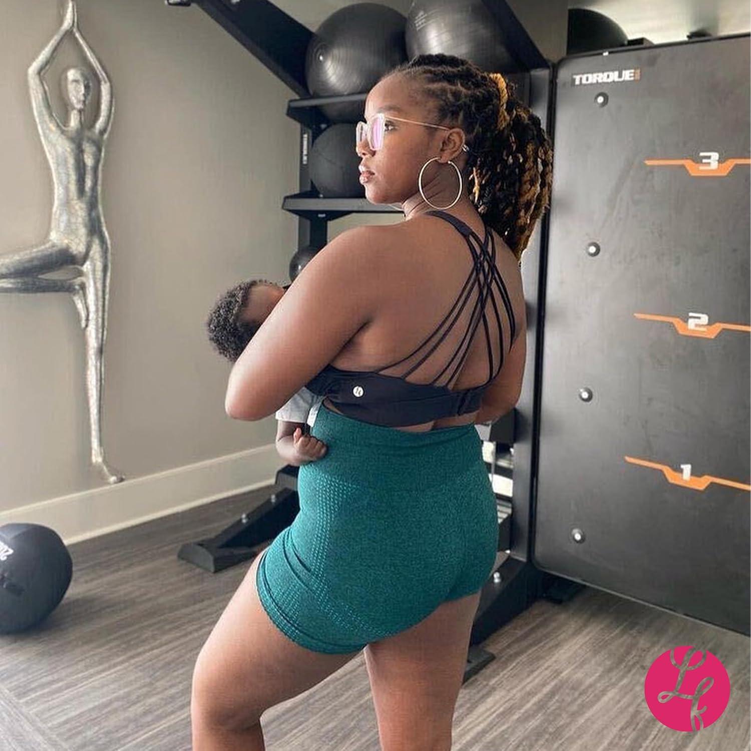 Sostenedor Deportivo de Lactancia Love and Fit Azul Pizarra