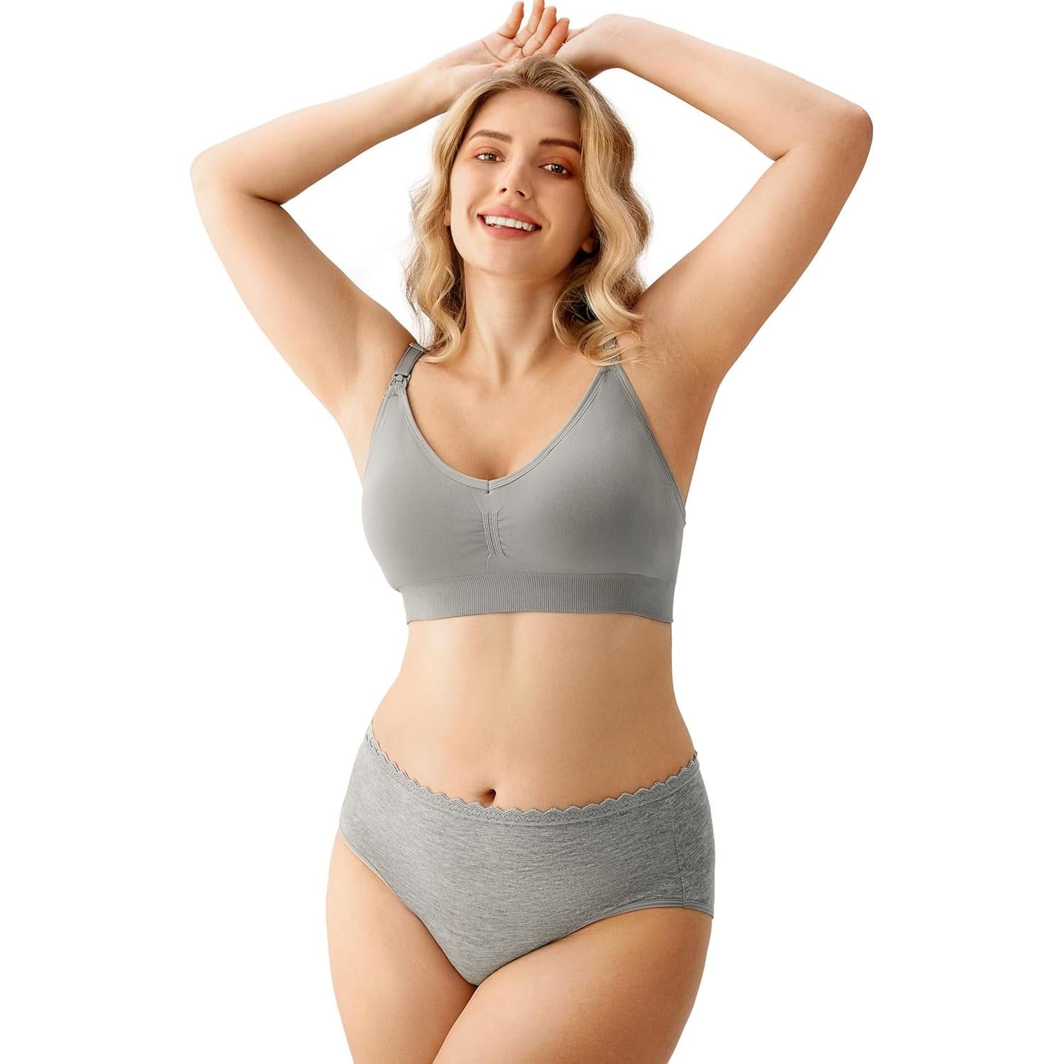 Sujetadores de Maternidad HBselect Pack 5 Lactancia Sin Costuras