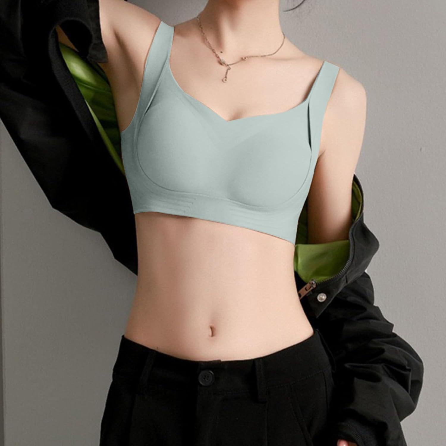 High Impact Sports Bras for Women High Support Push Up Bra Full Coverage Bralette Breast Lifter Wireless Everyday Bras