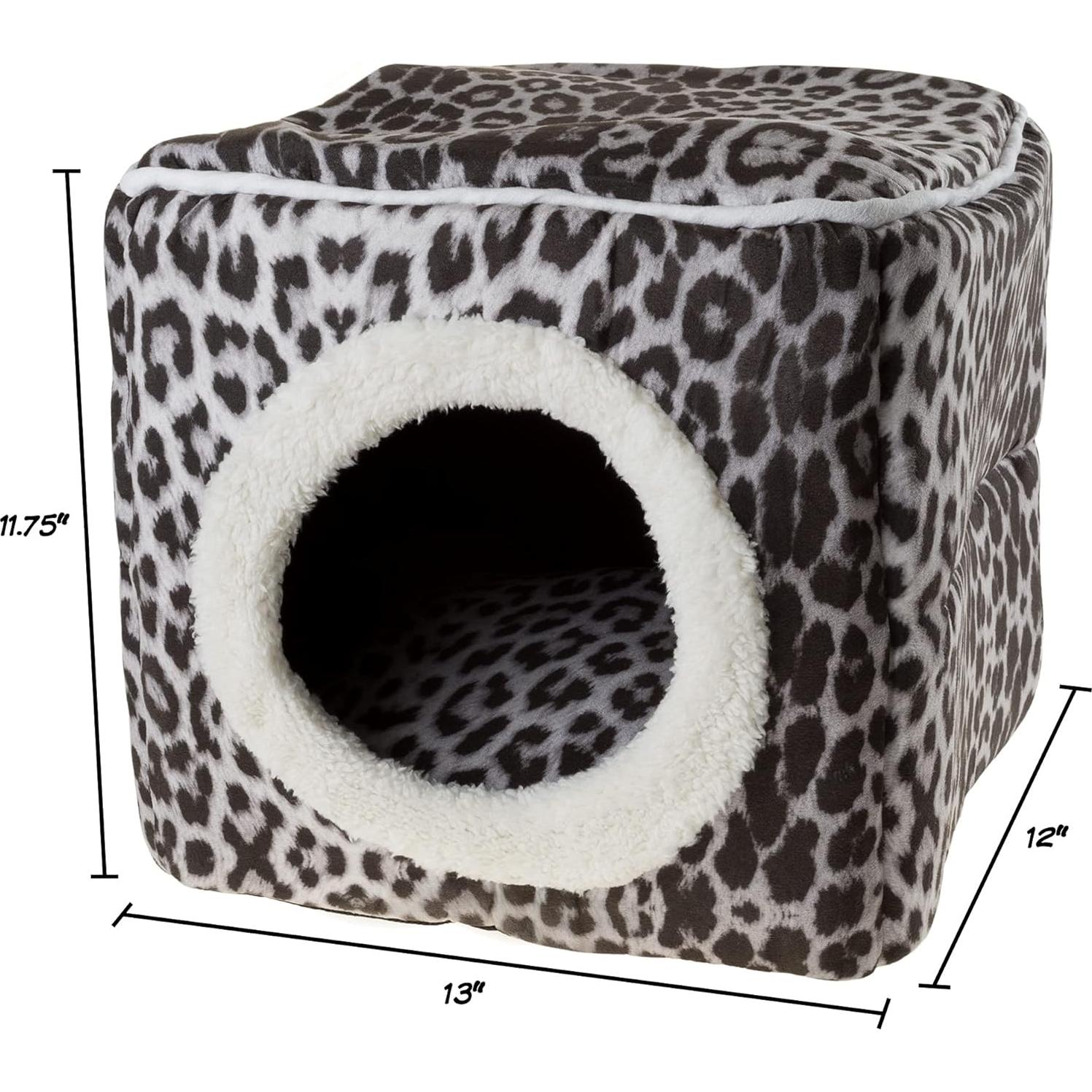 Casa para Gatos PETMAKER - Cama Interior con Cojín Removible