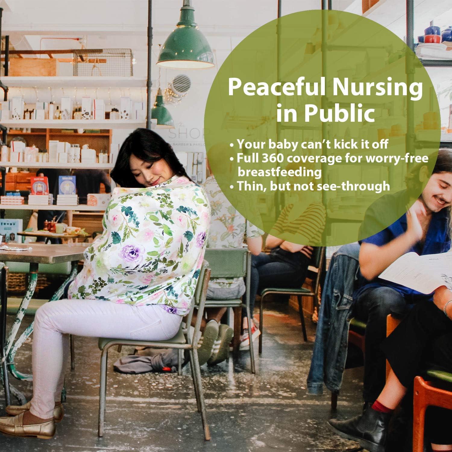 Cubierta Multiusos Pobi Baby - Lactancia y Silla de Auto Floral