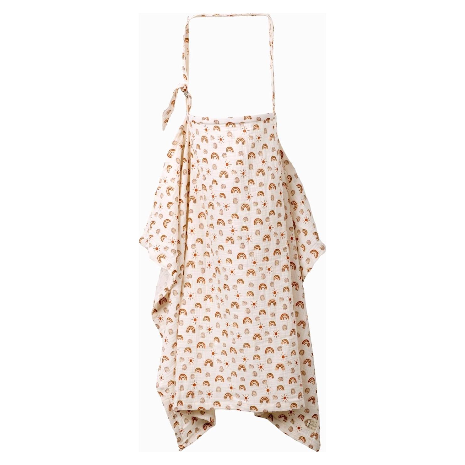 Cubierta de Lactancia Muselina 100% Algodón Arcoíris 101.6x71.1cm