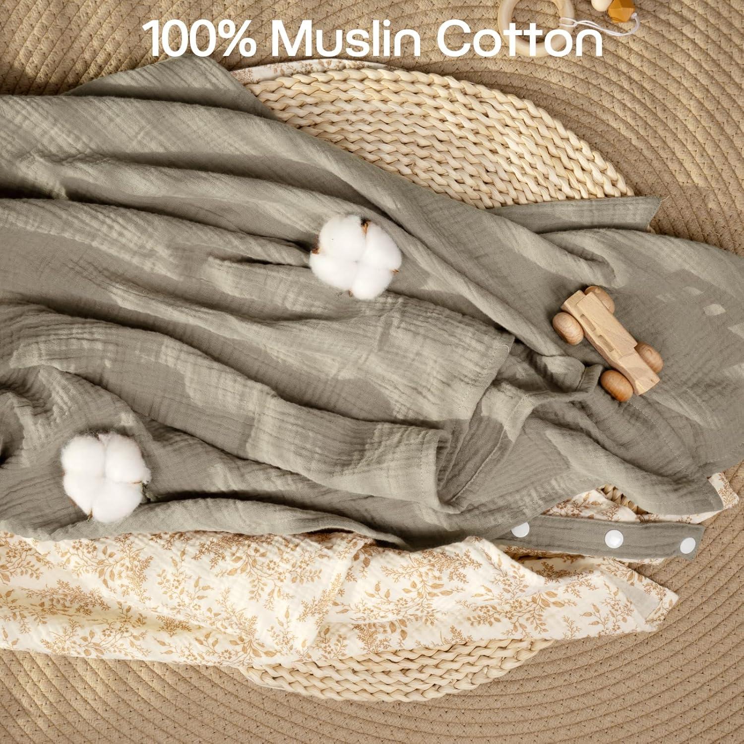 Funda de Lactancia Mexxi de Muselina 104x74 cm KHAKI