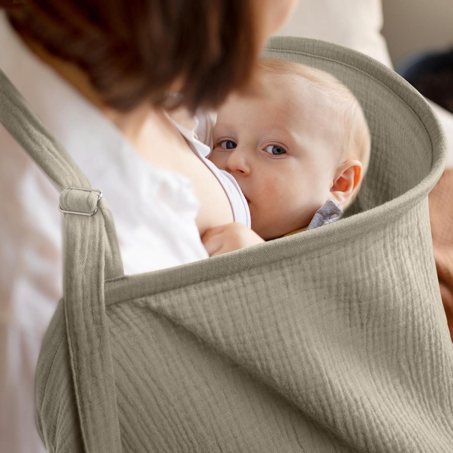 Funda de Lactancia Mexxi de Muselina 104x74 cm KHAKI