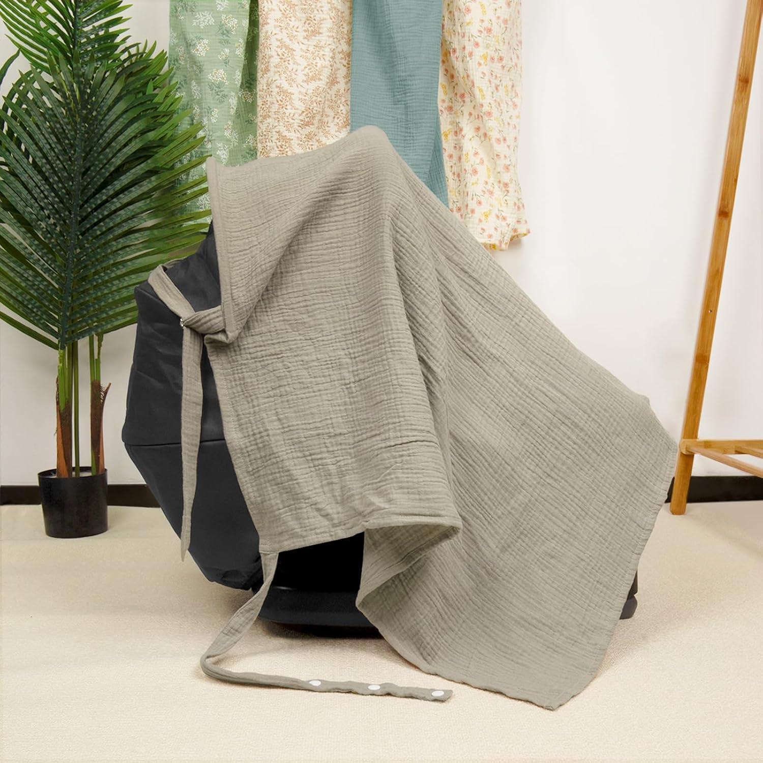 Funda de Lactancia Mexxi de Muselina 104x74 cm KHAKI