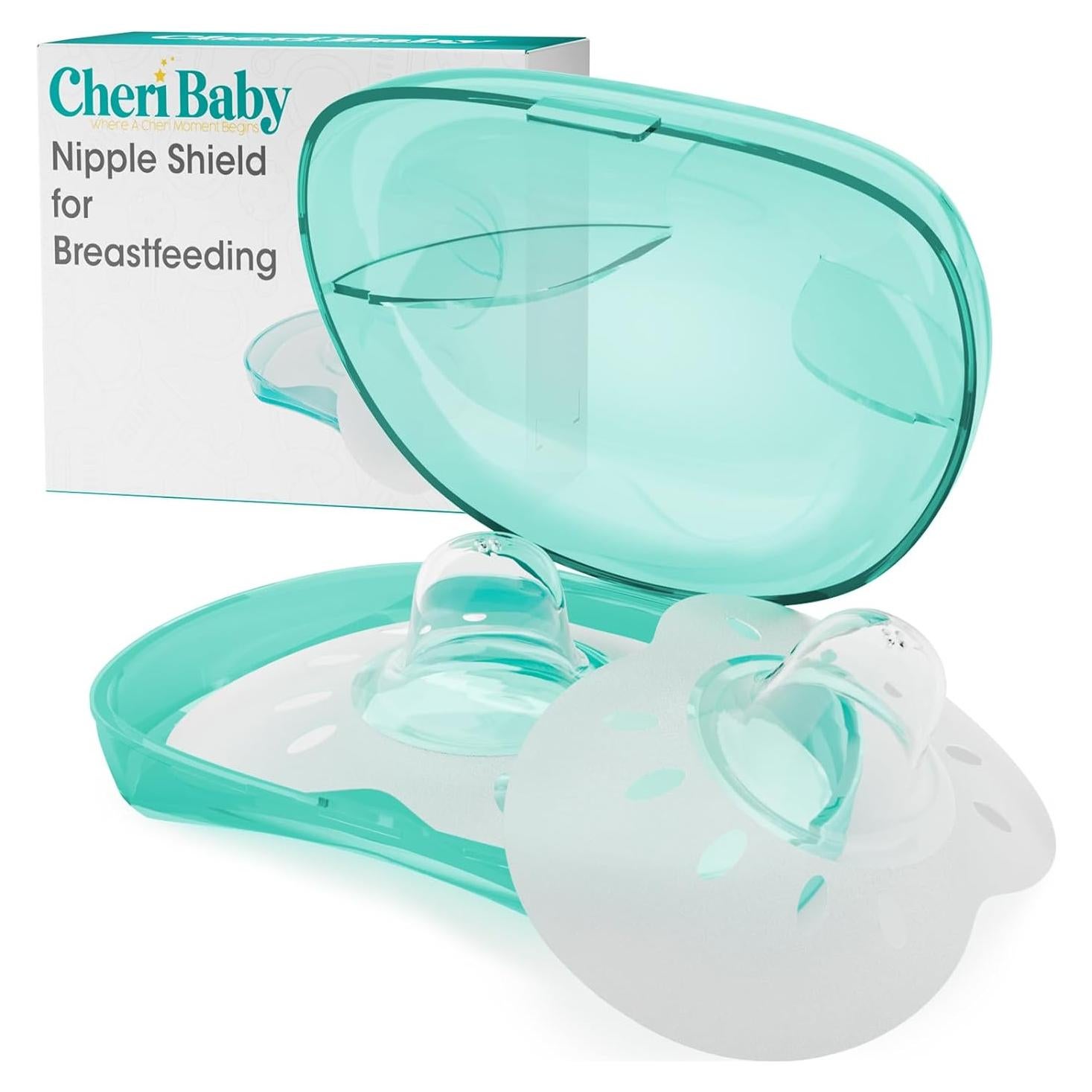 CheriBaby Protector de Pezón Silicona Grado Alimenticio 17mm