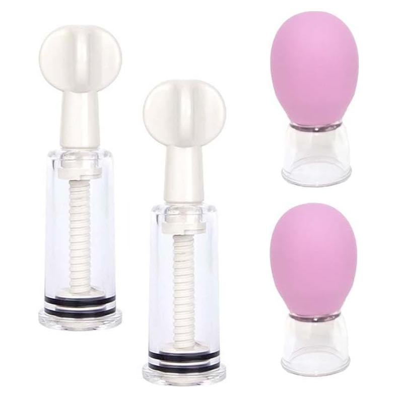 4 Correctores de Pezones Invertidos YGDYFDC Rosa y Blanco