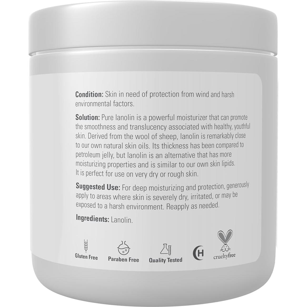 Gel de Lanolina Pura NOW, 198g - Humectante para Piel Seca