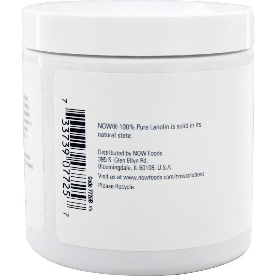 Crema Hidratante Pura Lanolina NOW Foods 198 ml - 100% Natural