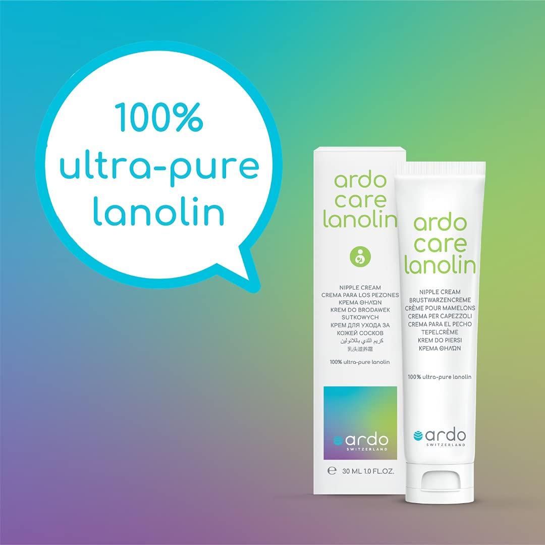 Crema de Pezón Ardo Care 30ml - 100% Lanolina Pura para Lactancia