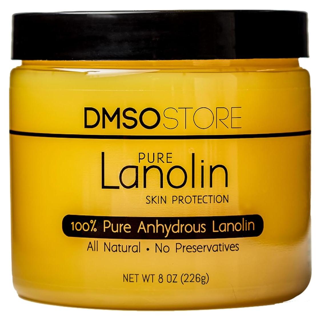 Lanolina 227 g Pura Sin Refinar DMSOStore - Hidratante Emoliente