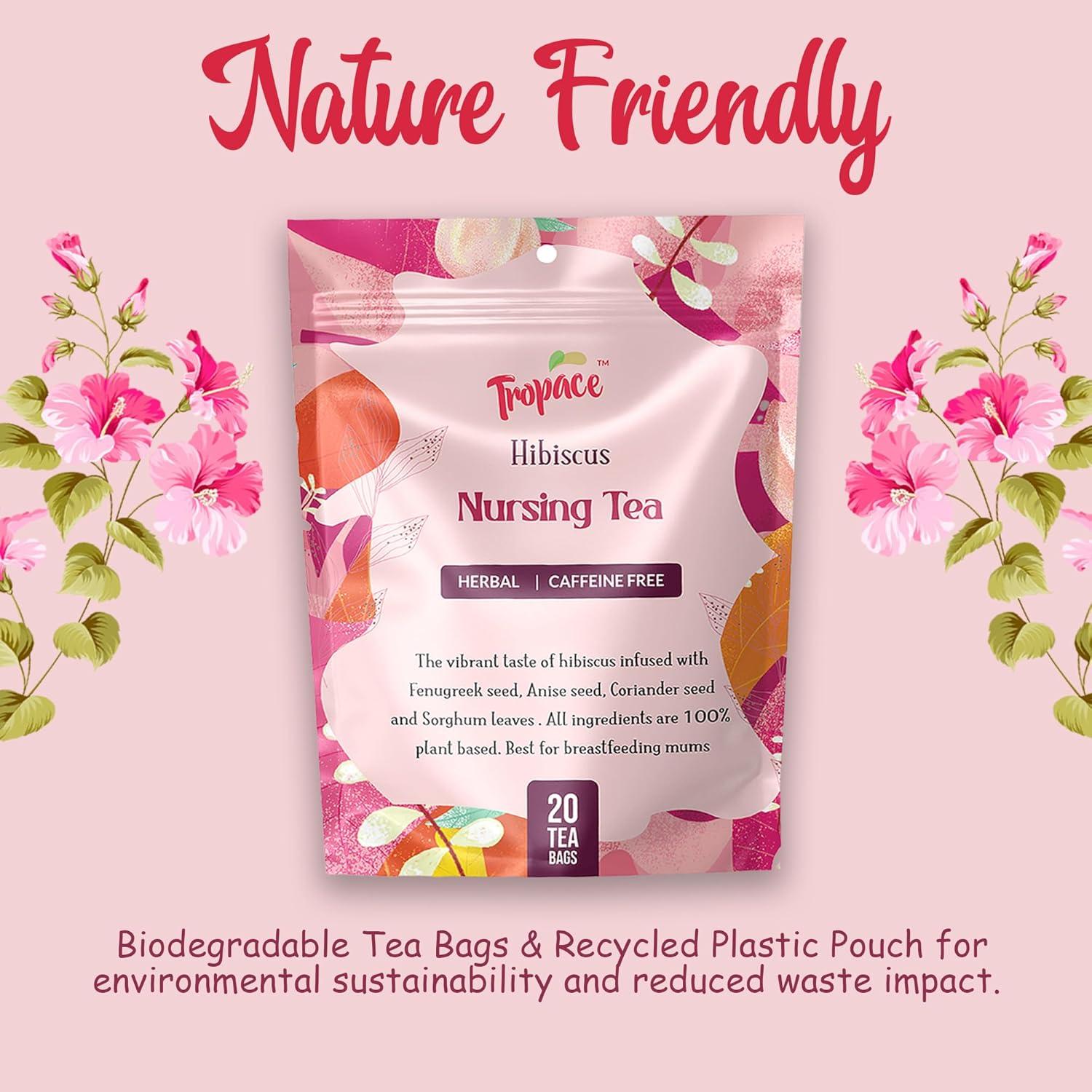 Té de Hibisco Orgánico Tropace para Lactantes - 20 Bolsitas