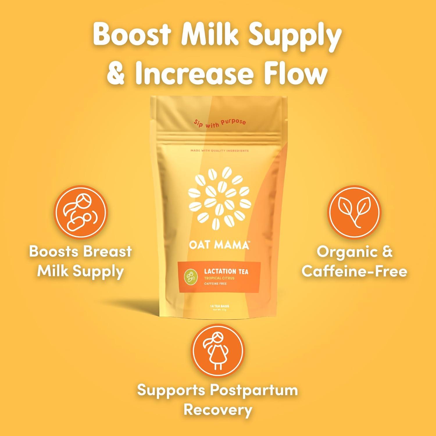 Té de Lactancia Oat Mama Cítricos Tropicales - 14 Sachets