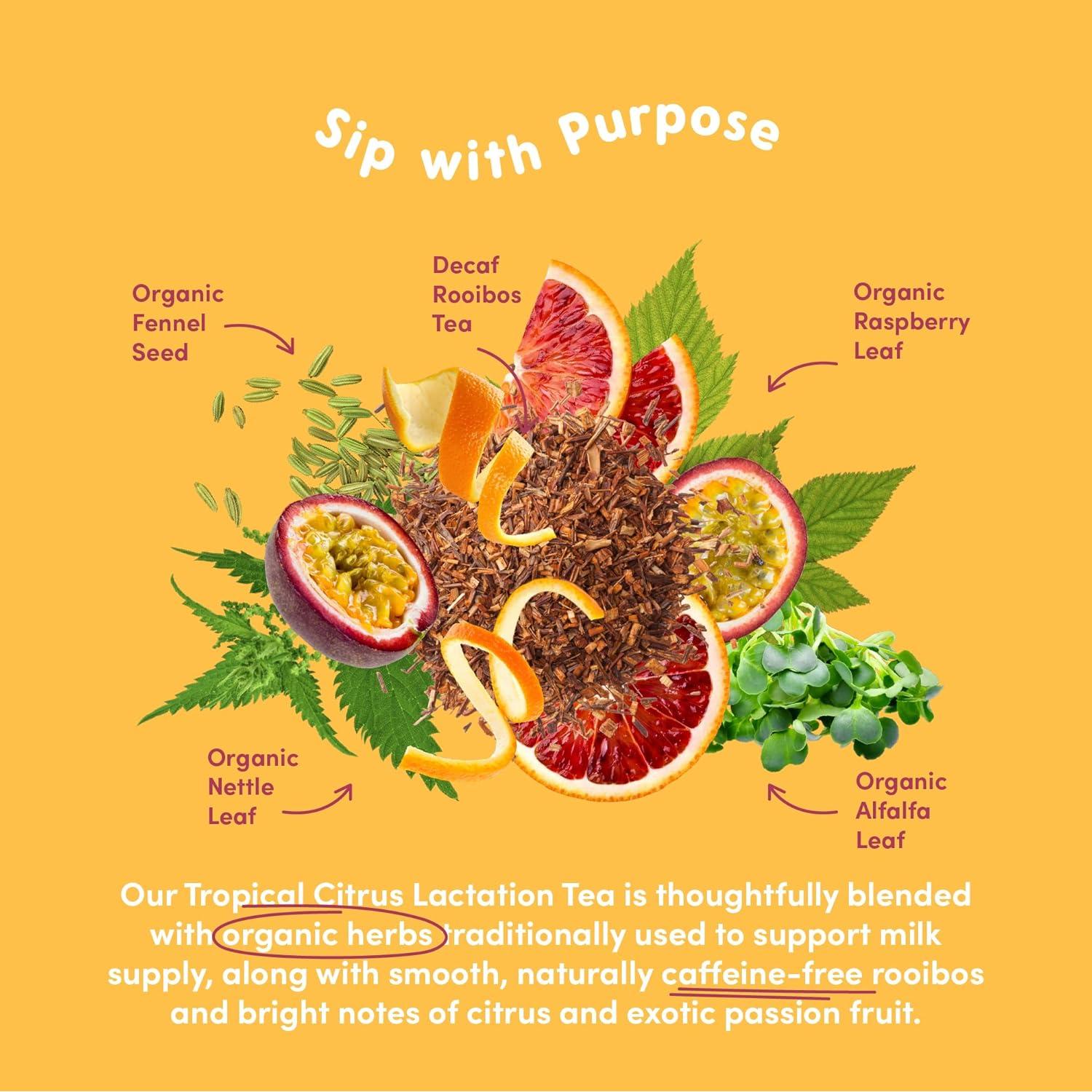 Té de Lactancia Oat Mama Cítricos Tropicales - 14 Sachets