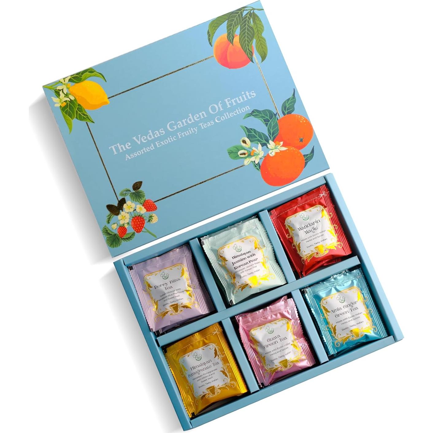 Set de Té de Hierbas Premium The Vedas - 24 Bolsitas Ecológicas