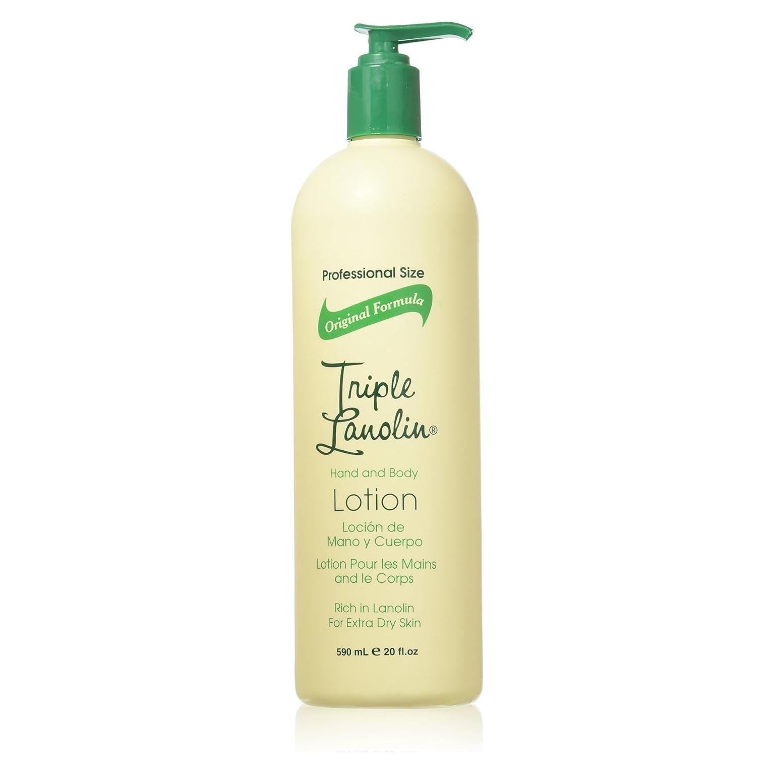 Loción Triple Lanolina para Manos y Cuerpo 567 g