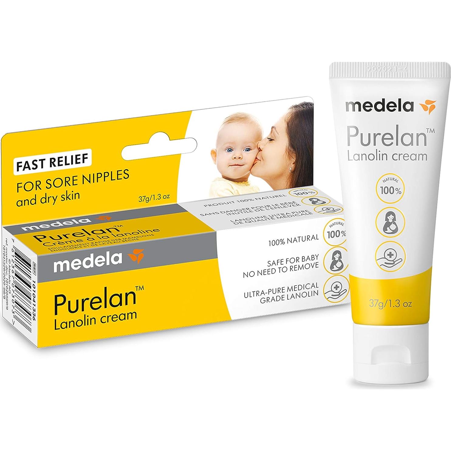 Kit de Rescate de Pezones Medela | Crema Lanolina y Almohadillas Hidrogel