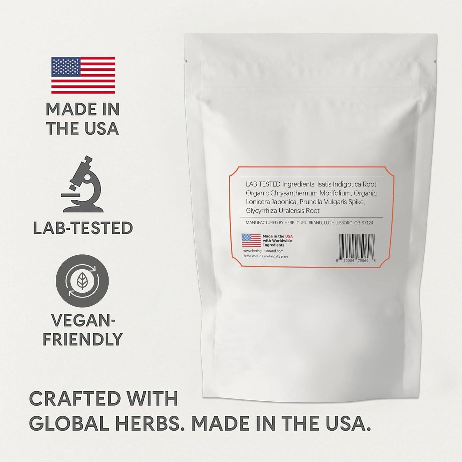 Bolsitas de Té Herbal Herb Guru Cool Down - 24.99g Sin Cafeína