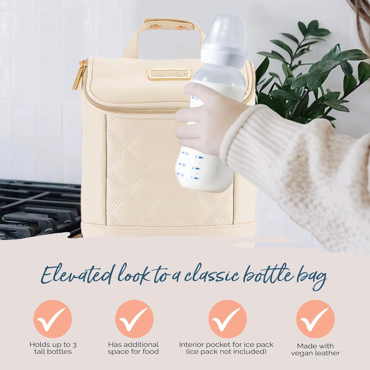 Bolsa Aislante para Botellas Itzy Ritzy - 3 Botellas - Leche y Miel