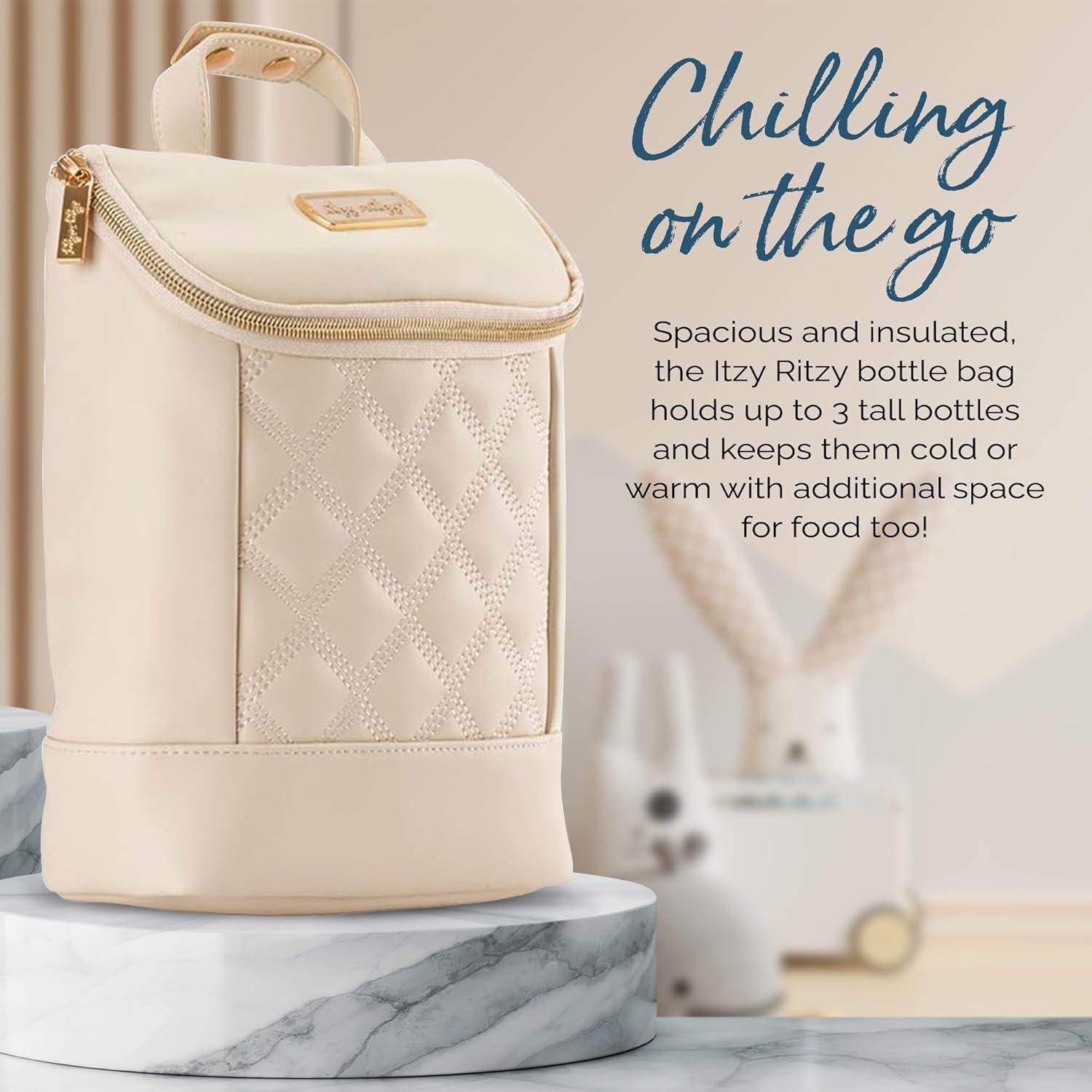 Bolsa Aislante para Botellas Itzy Ritzy - 3 Botellas - Leche y Miel