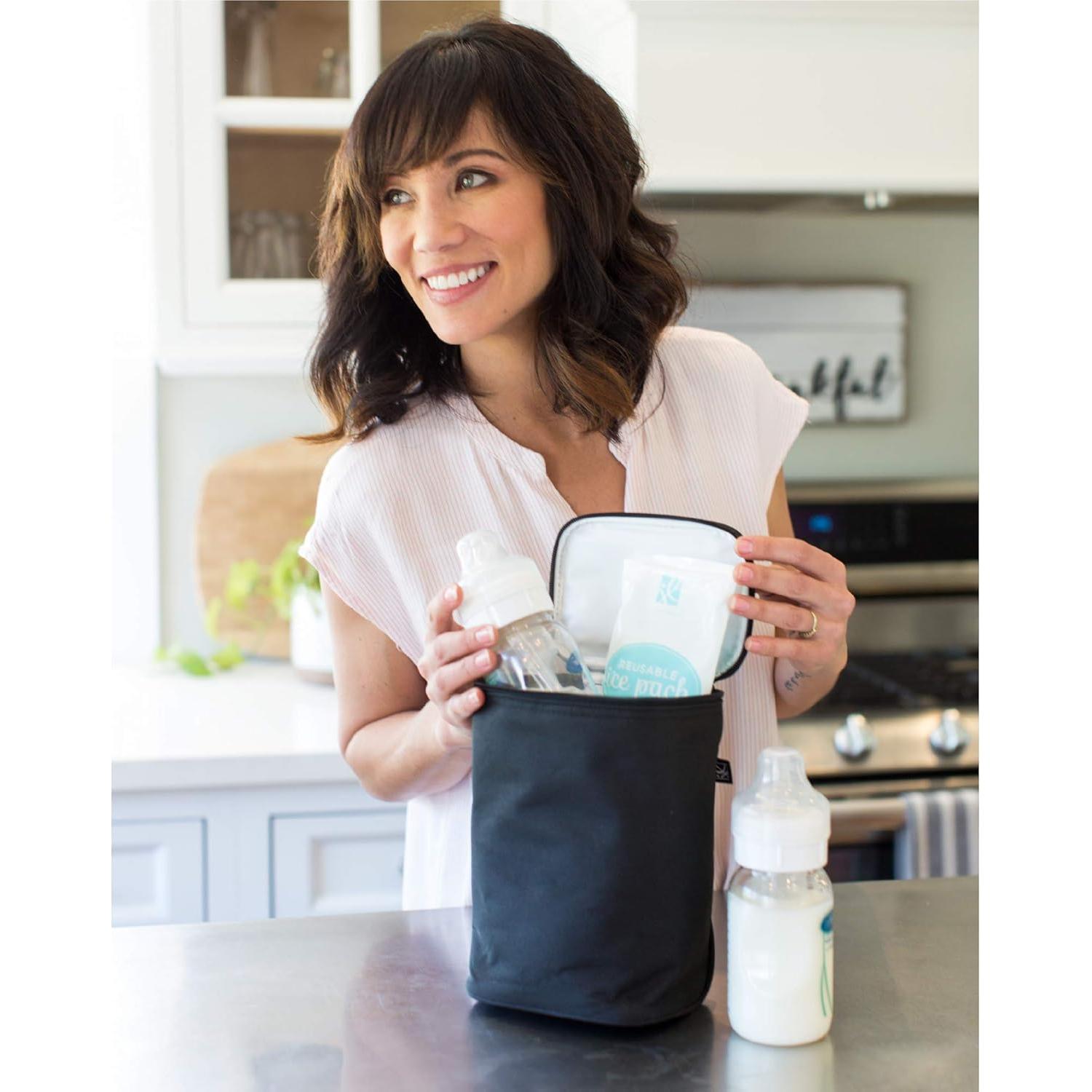 Bolsa de Enfriamiento de Leche Materna J.L. Childress TwoCOOL - Aislada, Compacta, Negro