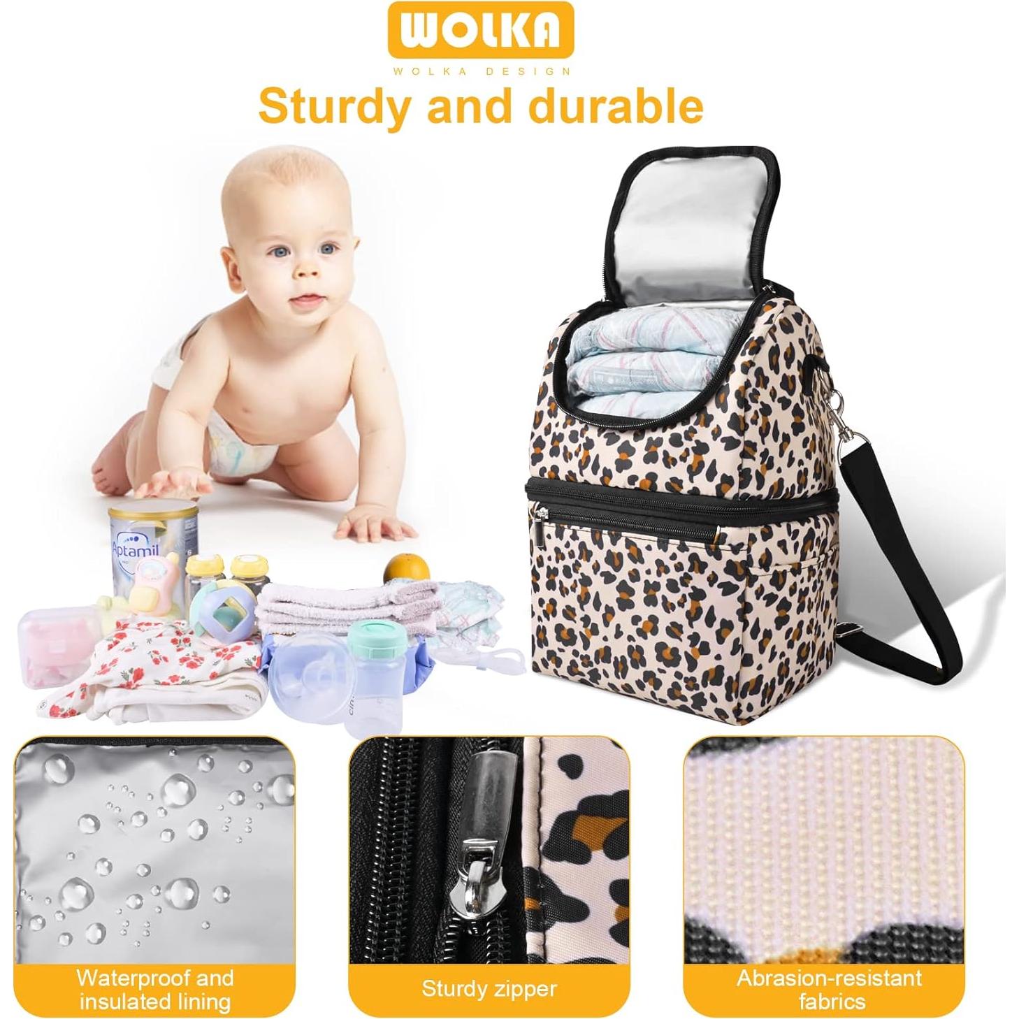 Bolsa Enfriadora de Leche Materna Wolka - Doble Compartimento 8.3L