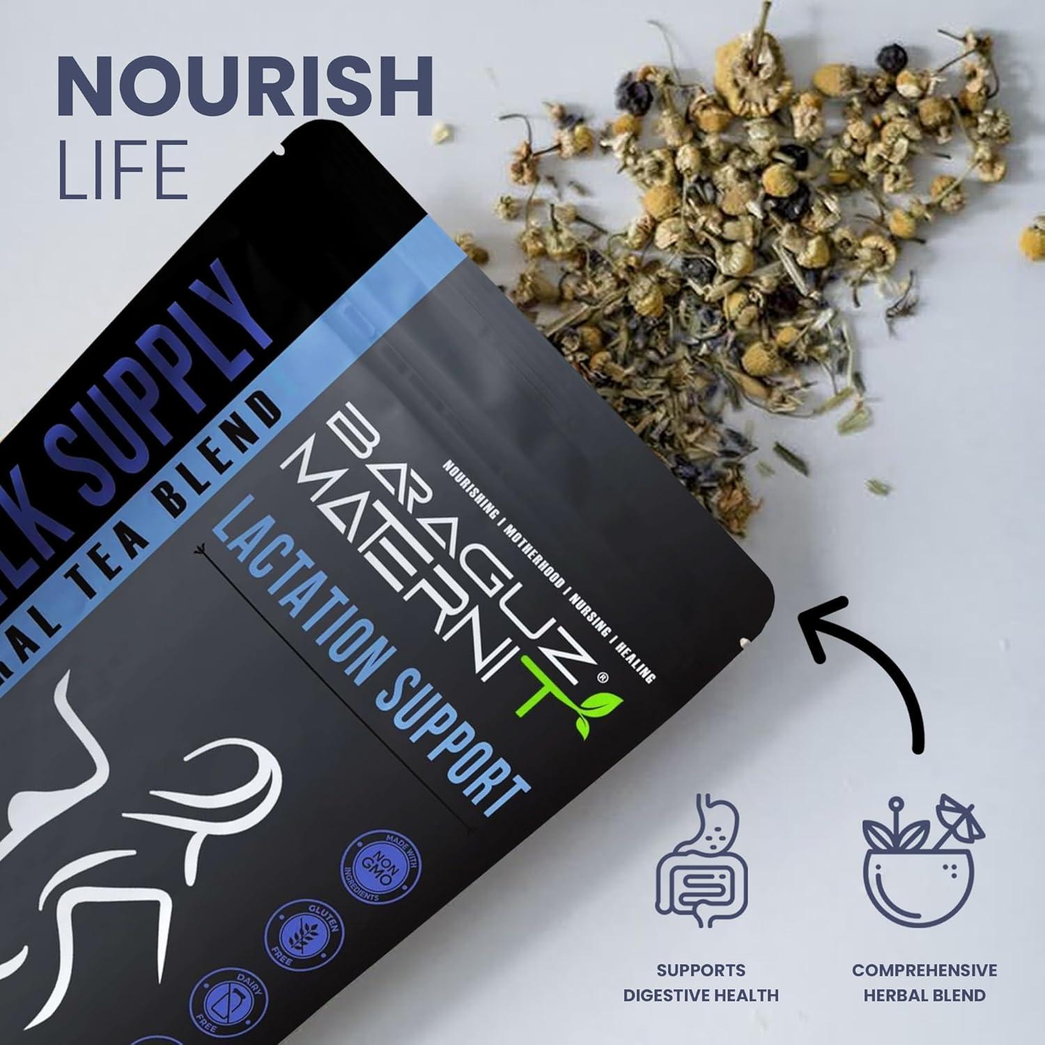 Té de Lactancia Herbal Baraguz - 30 Porciones - Hinojo y Fenogreco