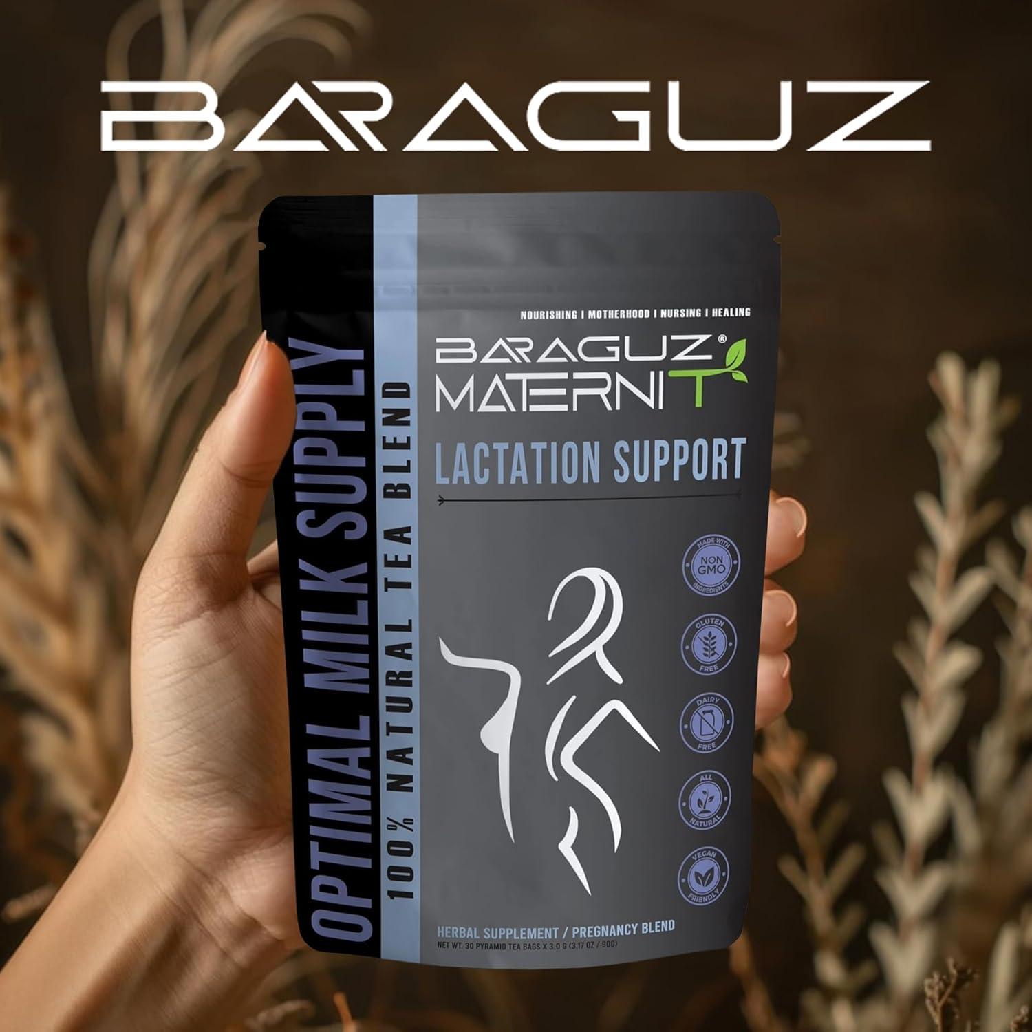 Té de Lactancia Herbal Baraguz - 30 Porciones - Hinojo y Fenogreco