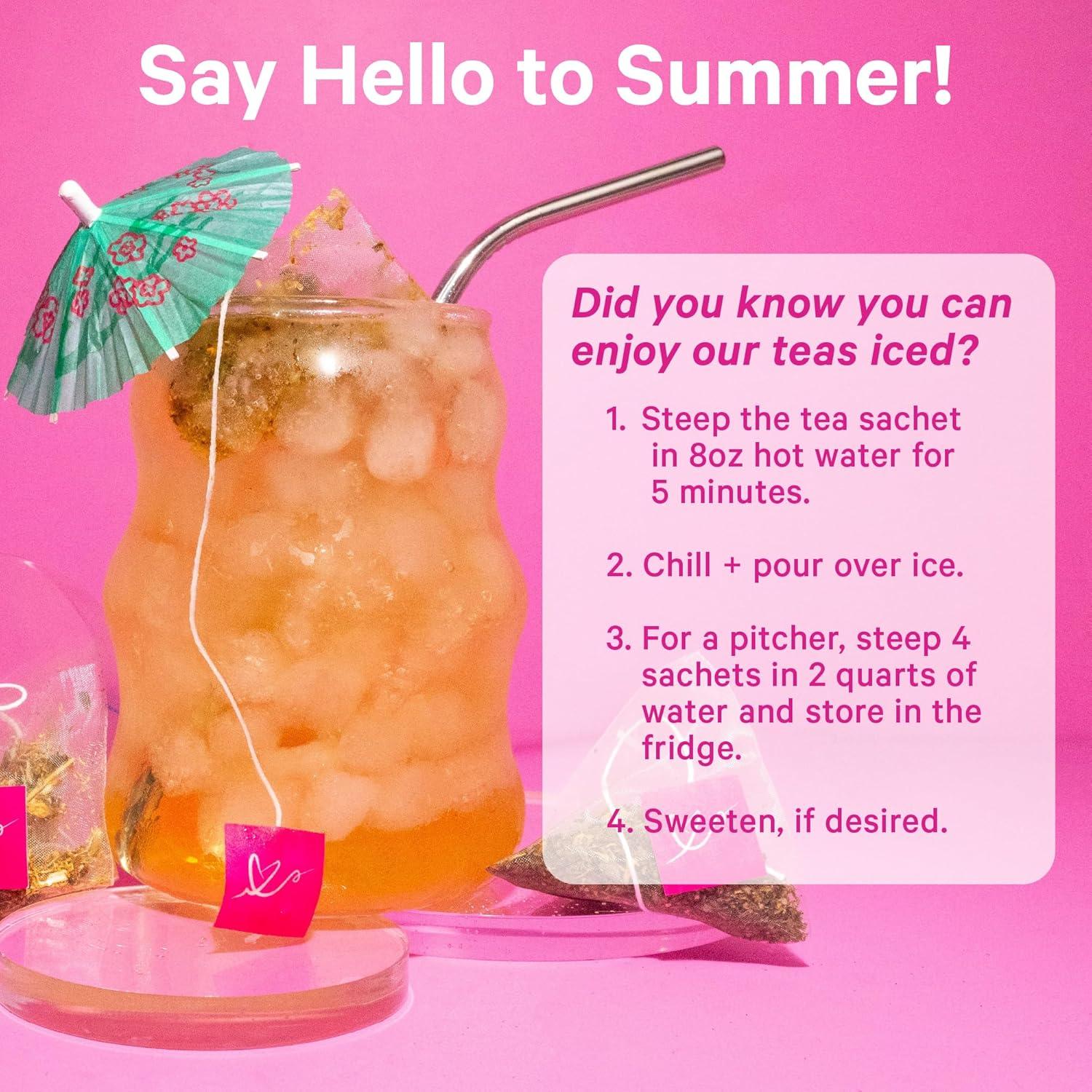 Té Orgánico para Dormir Pink Stork - Sin Melatonina - 15 Bolsitas