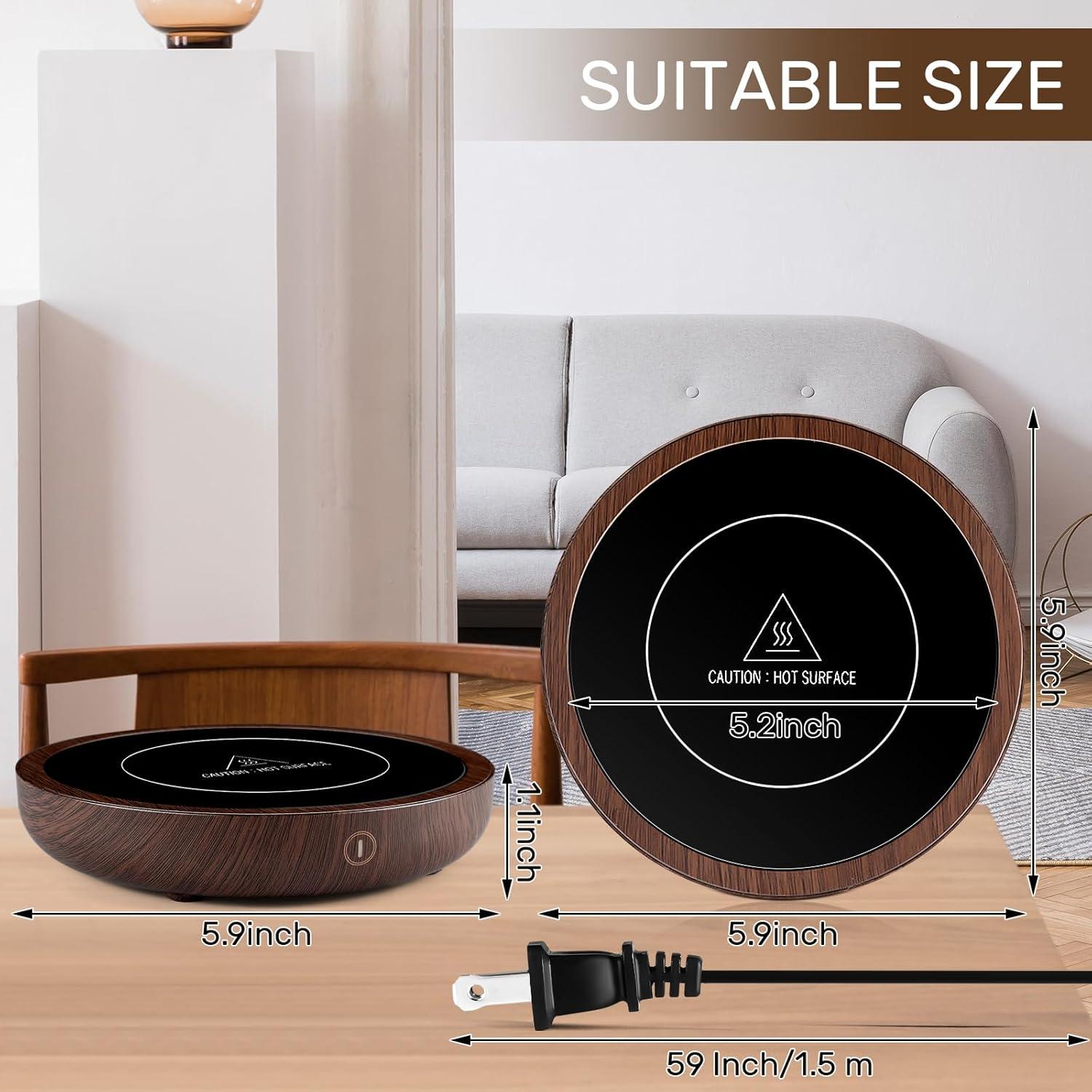 Juego de 2 Calentadores de Tazas Rossesay 36W 3 Temperaturas
