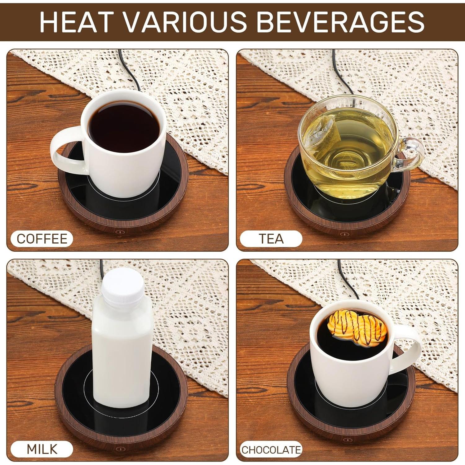 Juego de 2 Calentadores de Tazas Rossesay 36W 3 Temperaturas