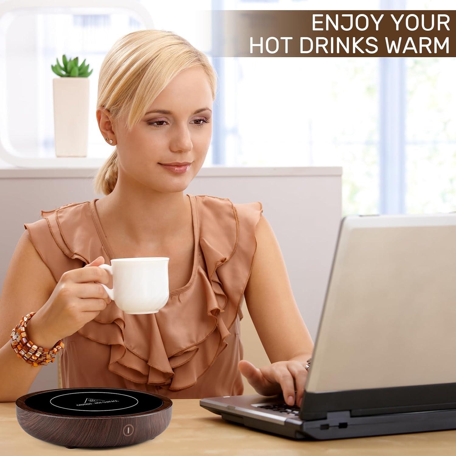 Juego de 2 Calentadores de Tazas Rossesay 36W 3 Temperaturas