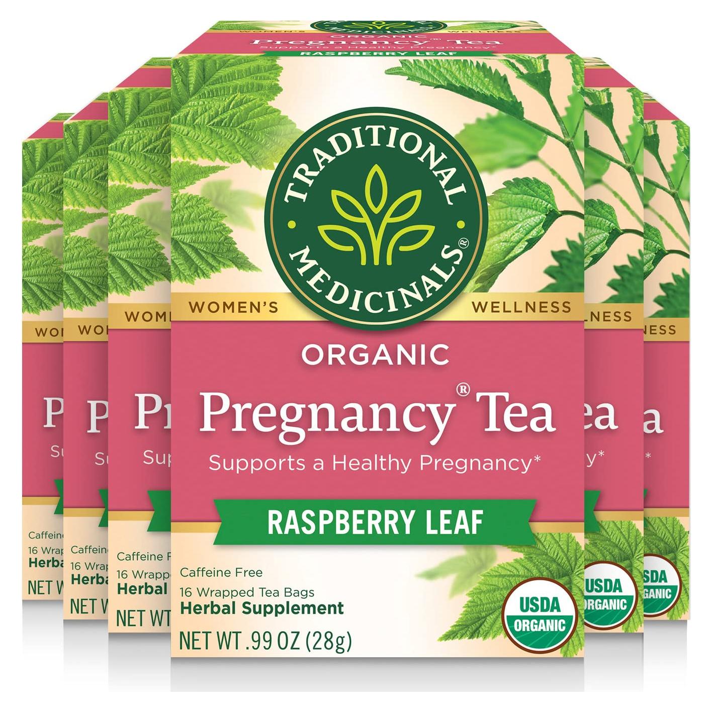 Té Orgánico para Embarazo Tradicional 96 Bolsitas - Sin Cafeína