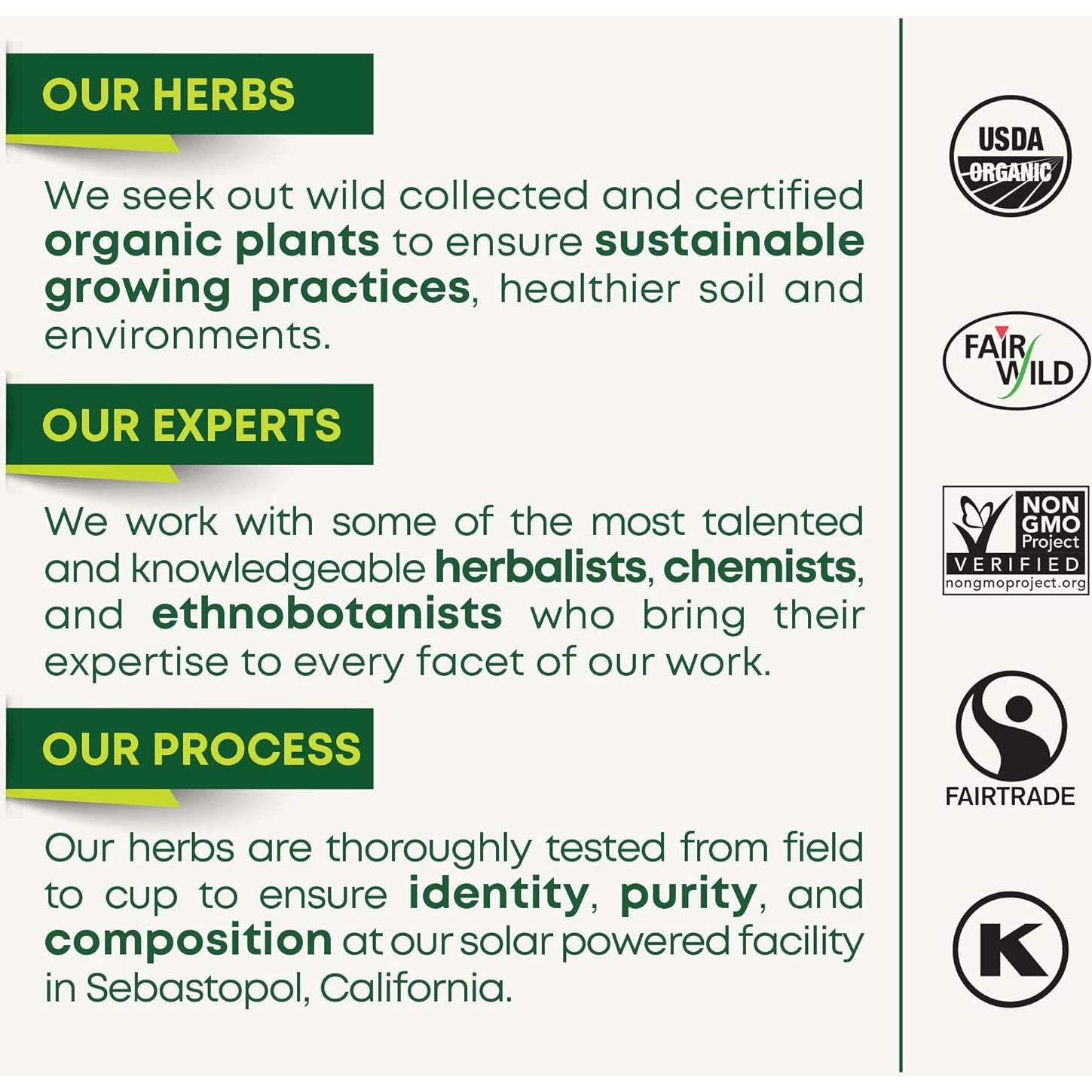 Té Orgánico para Embarazo Tradicional 96 Bolsitas - Sin Cafeína