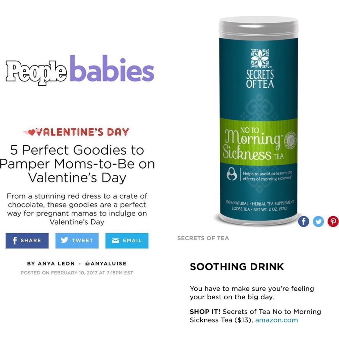 Té para Náuseas del Embarazo Secretos del Té - Jengibre Limón - 20 Bolsitas