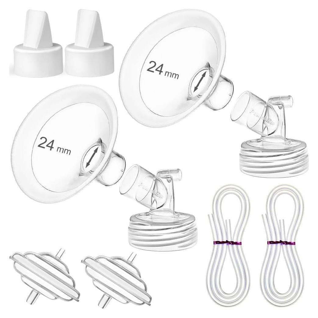 Piezas de Bomba de Pecho PumpMom 24mm para Spectra S1 S2 9 Plus