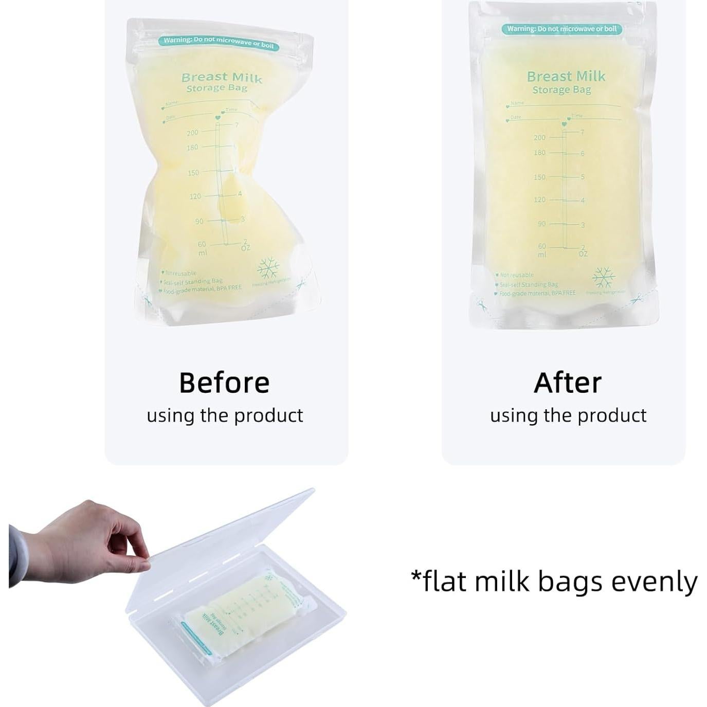 Organizador de Leche Materna Congelada 8pcs 22.2x16.3cm