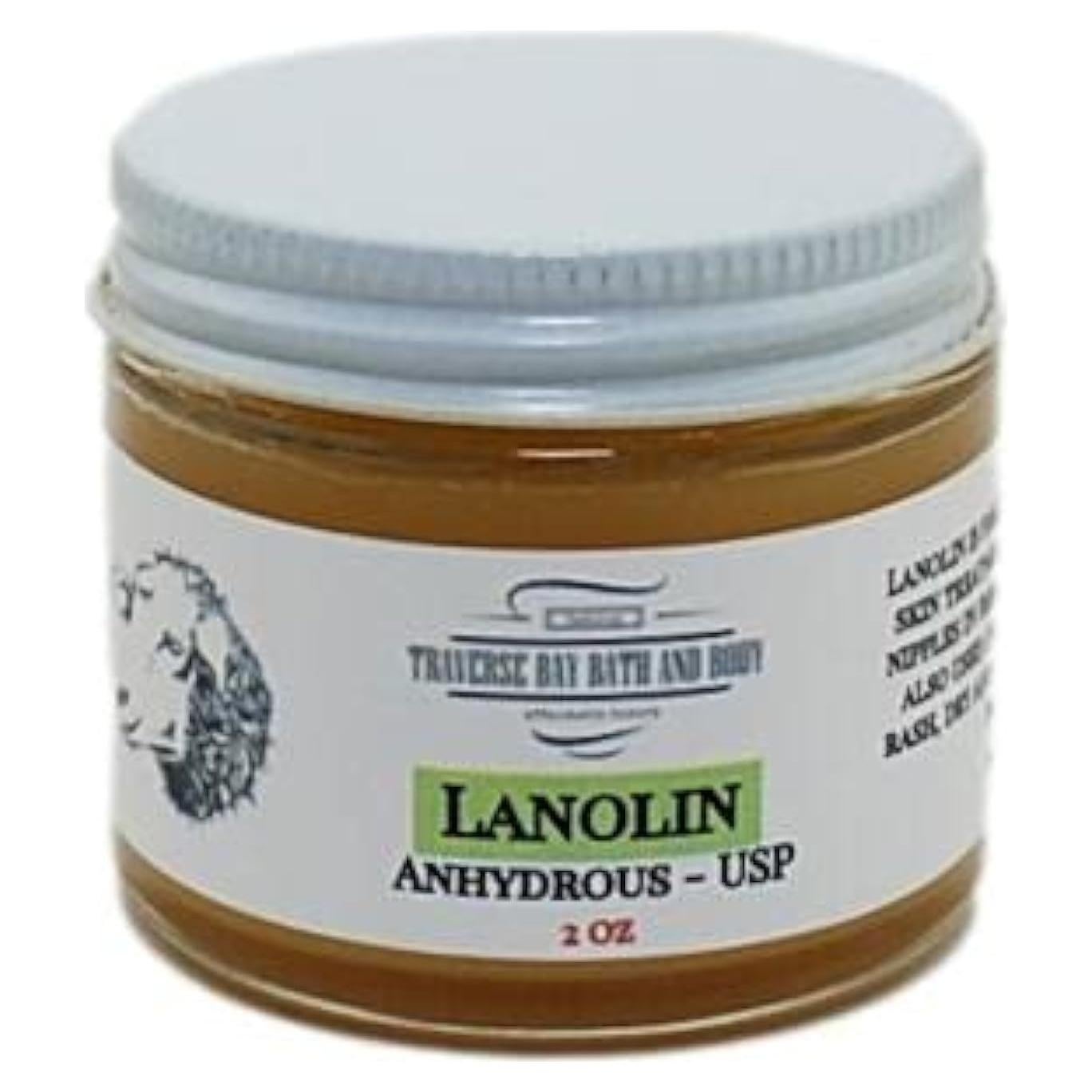 Lanolina Anhidra USP 56.7 g - Traverse Bay - Cuidado Piel