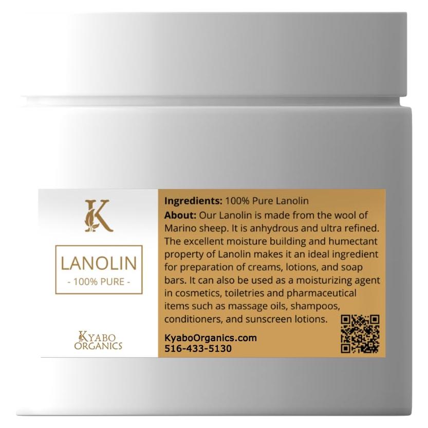 Lanolina Pura Kyabo 453.6g - Hidratante Natural para Piel Seca