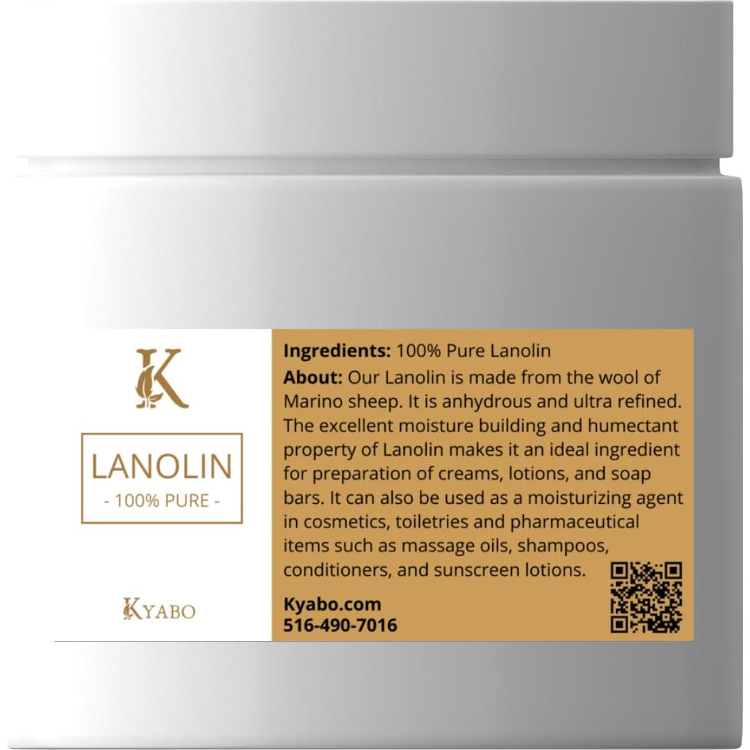 Lanolina Pura Kyabo 453.6g - Hidratante Natural para Piel Seca