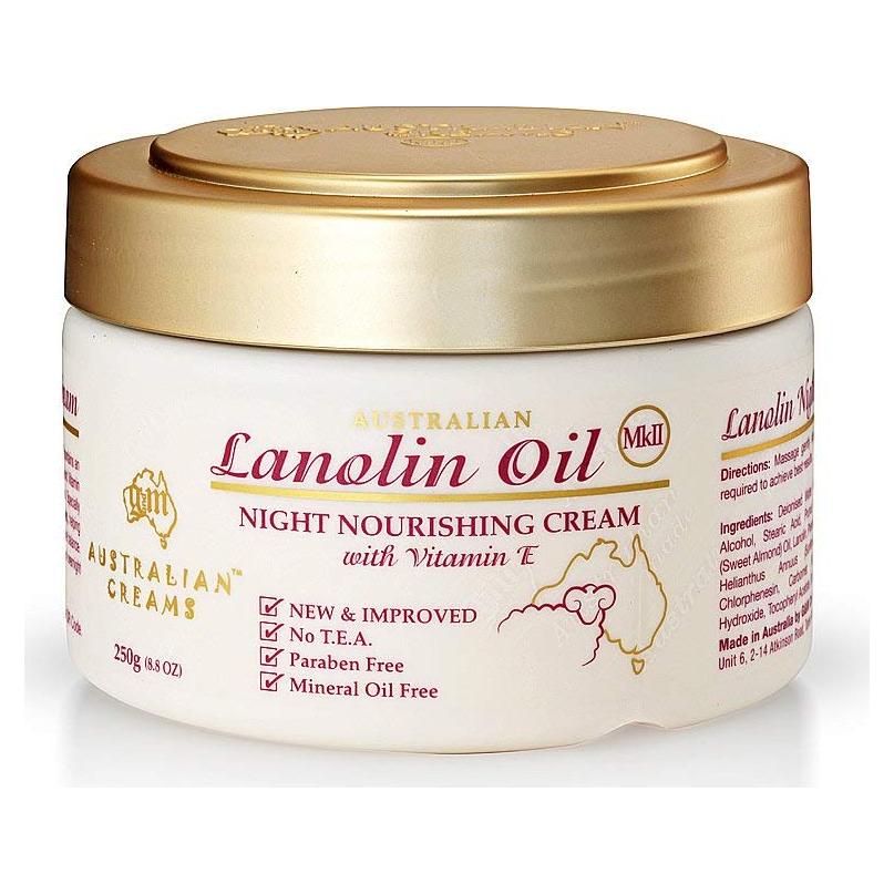 Crema de Noche Lanolina MkII 250g - Hidratante Australiana