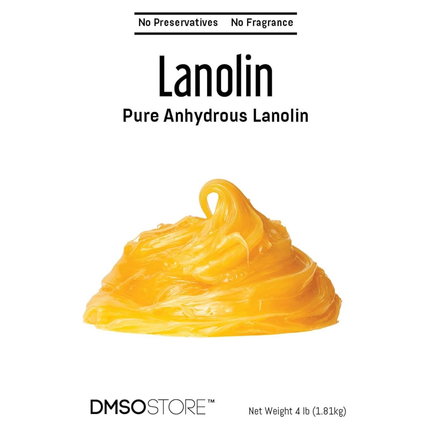 Lanolina 1.81 kg 100% pura anhidra DMSOSTORE grado USP