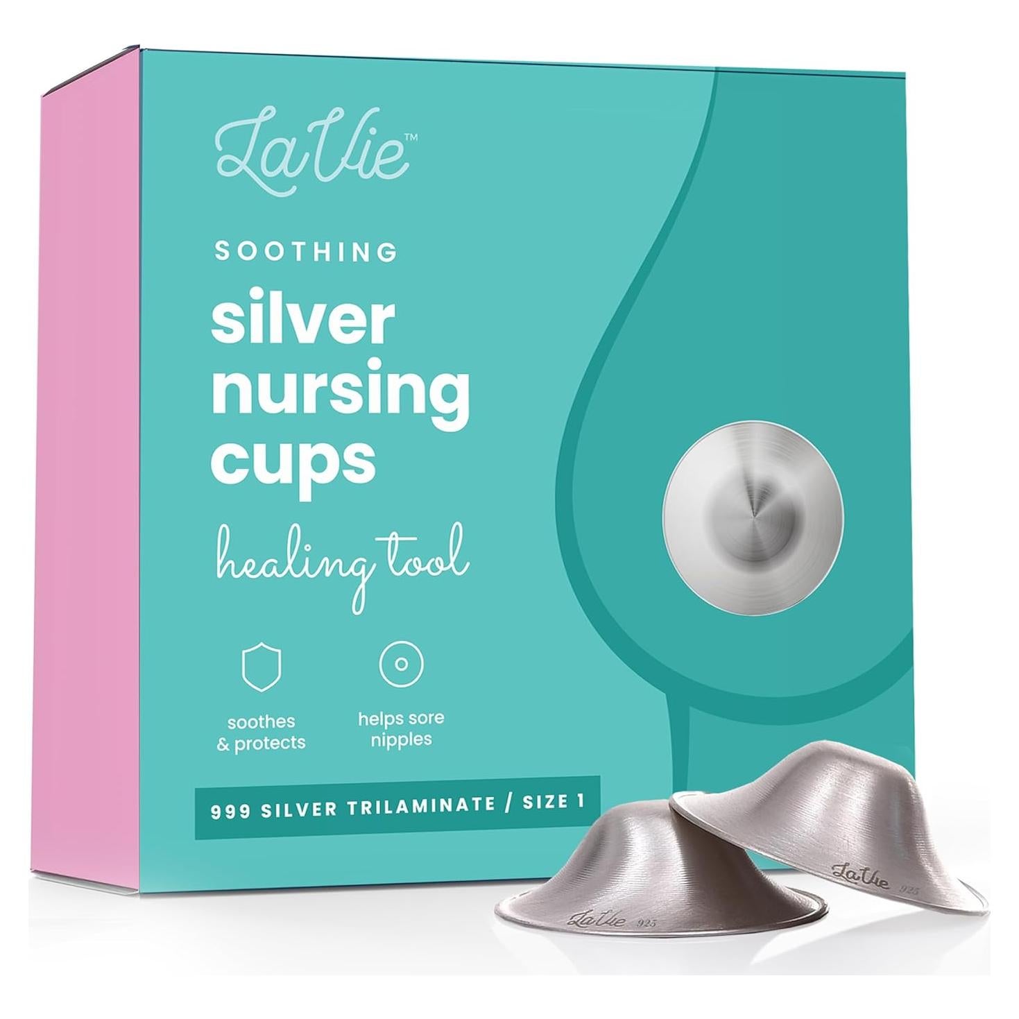 Copas de Plata para Lactancia LaVie 999 Trilaminada - Alivio Natural