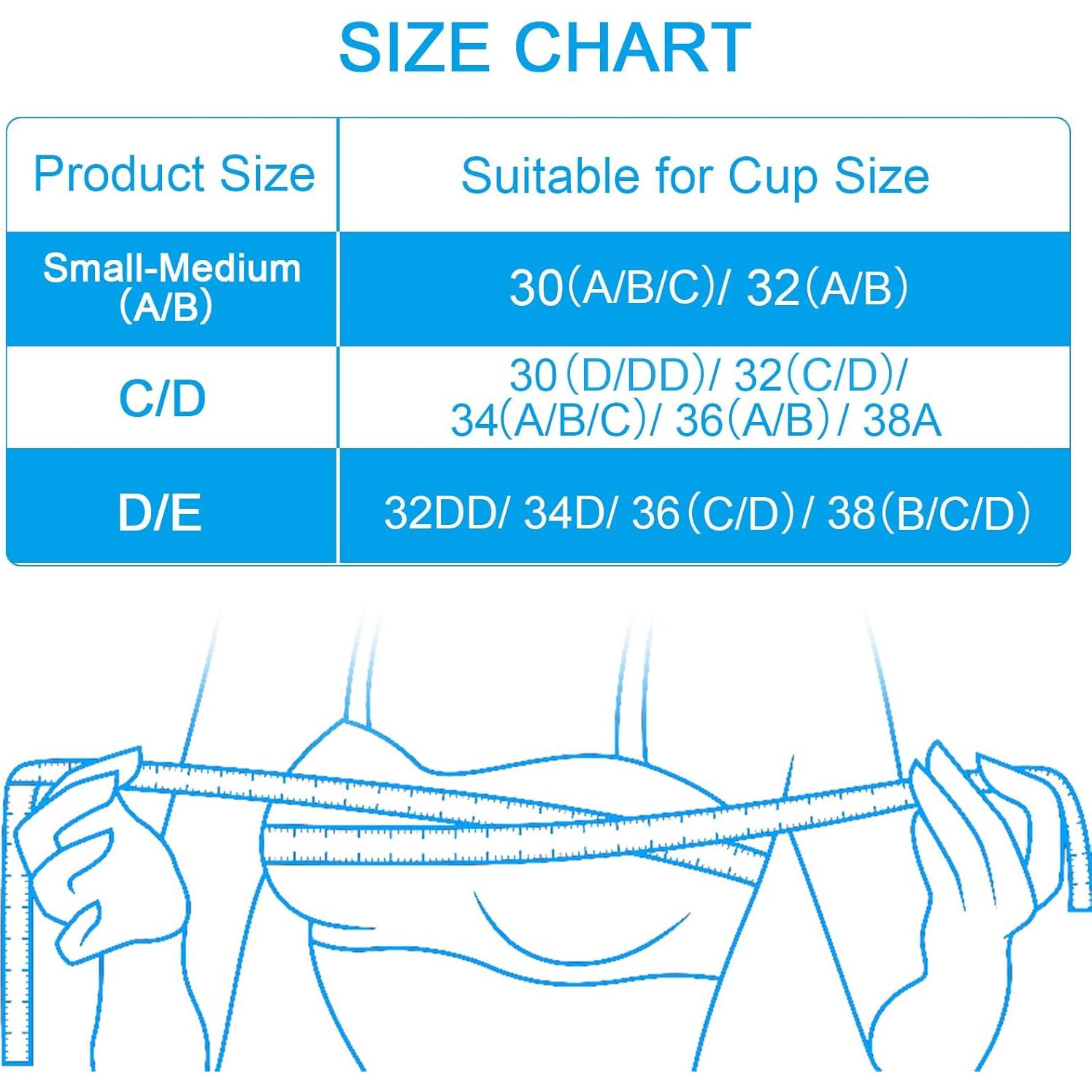 Inserts Almohadillas Sujetador Nimiah 3 Pares D/E Negro