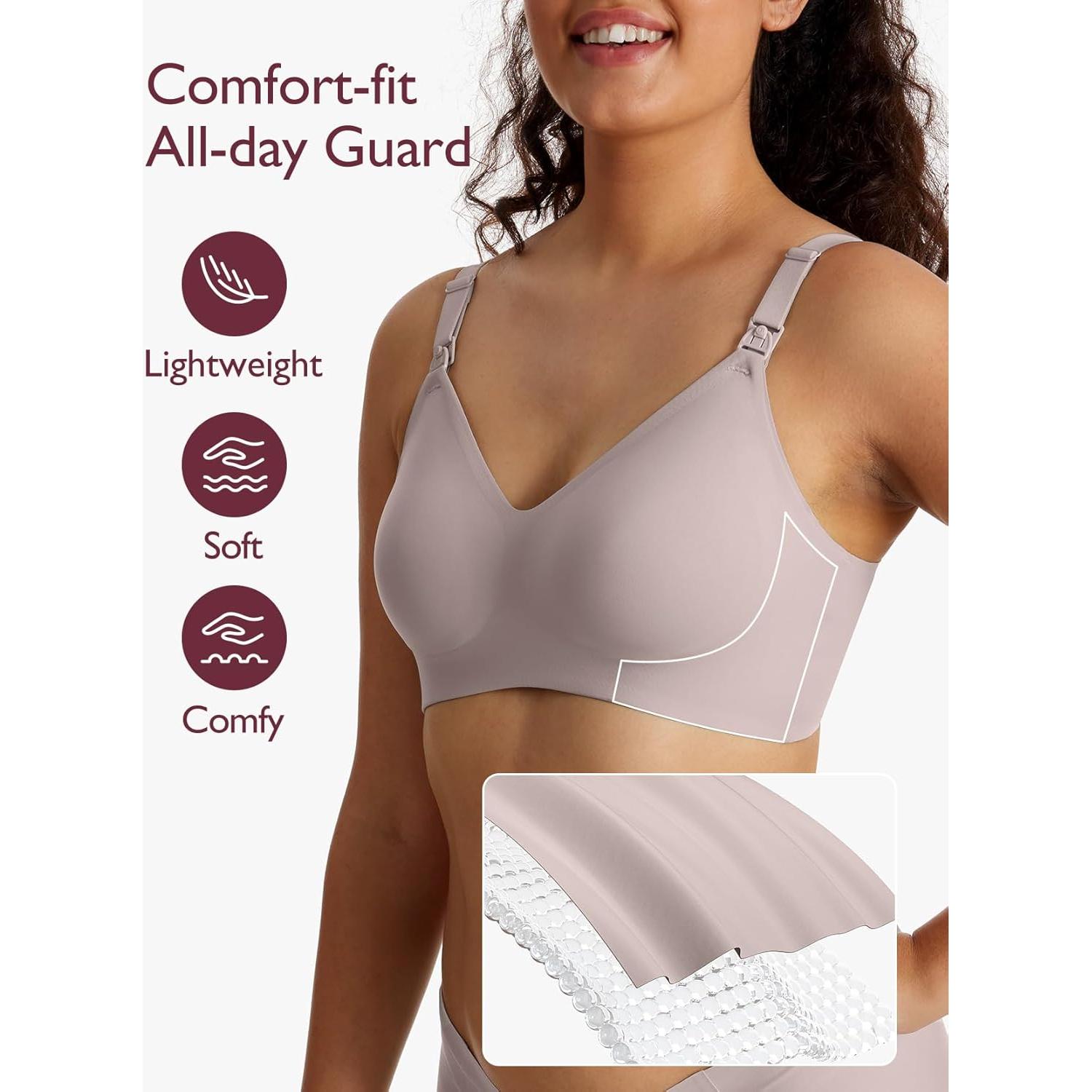 Sujetador de Lactancia Momcozy YN21 Sin Costuras Grande Marrón