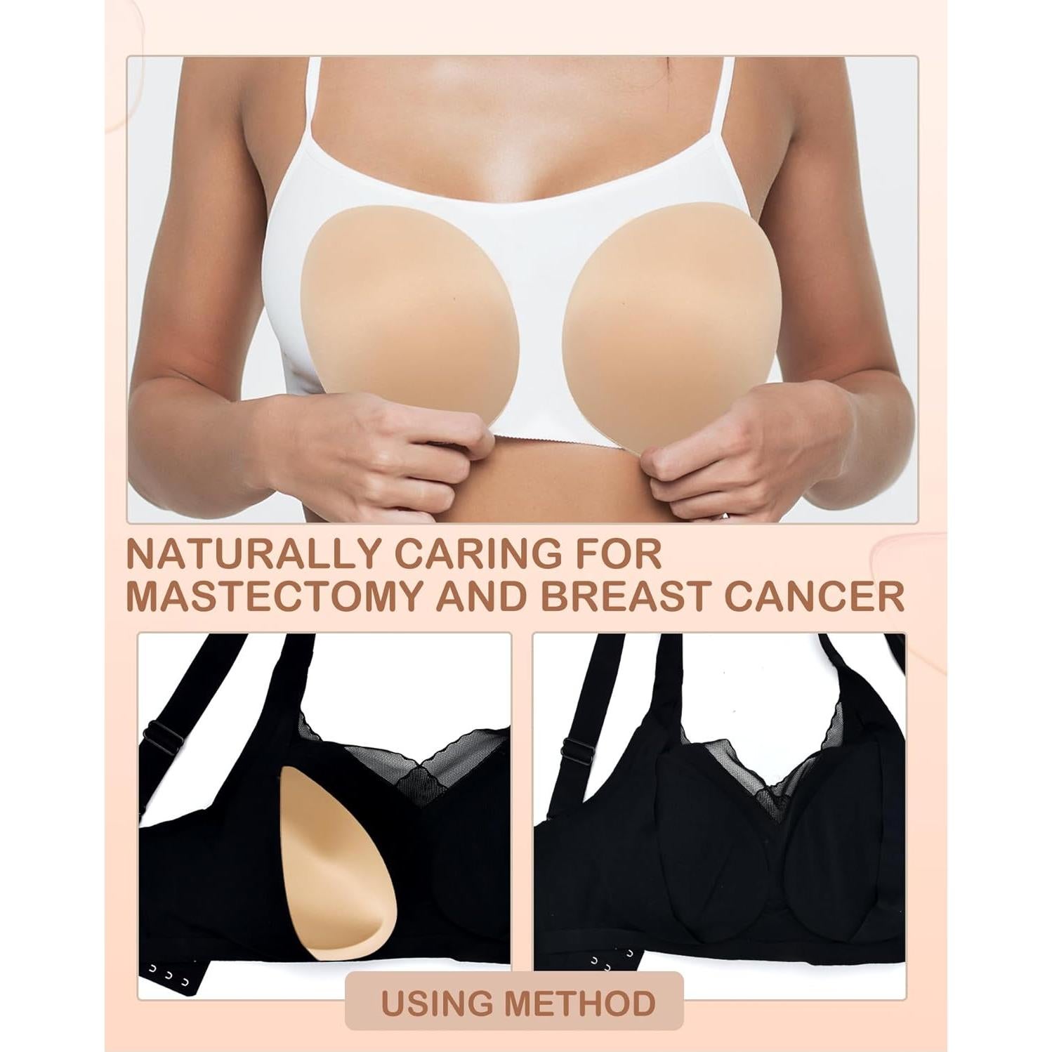 Insertos Gruesos para Sujetador KSang - Aumentadores B/C, 2 Pares