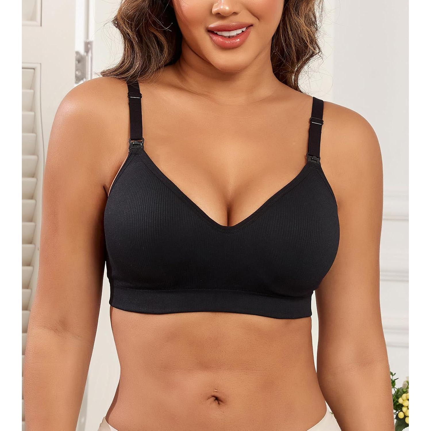 Sujetador de Lactancia Sin Costuras Suekaphin 3XL Con Almohadillas