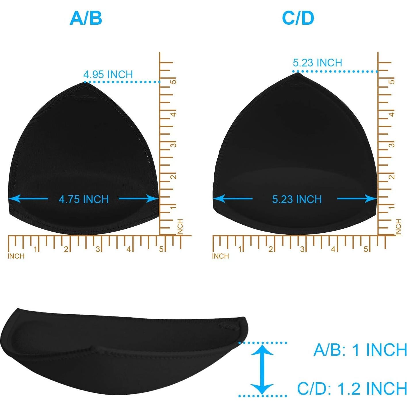 Almohadillas de Sujetador TopBine C/D para Elevación y Comodidad