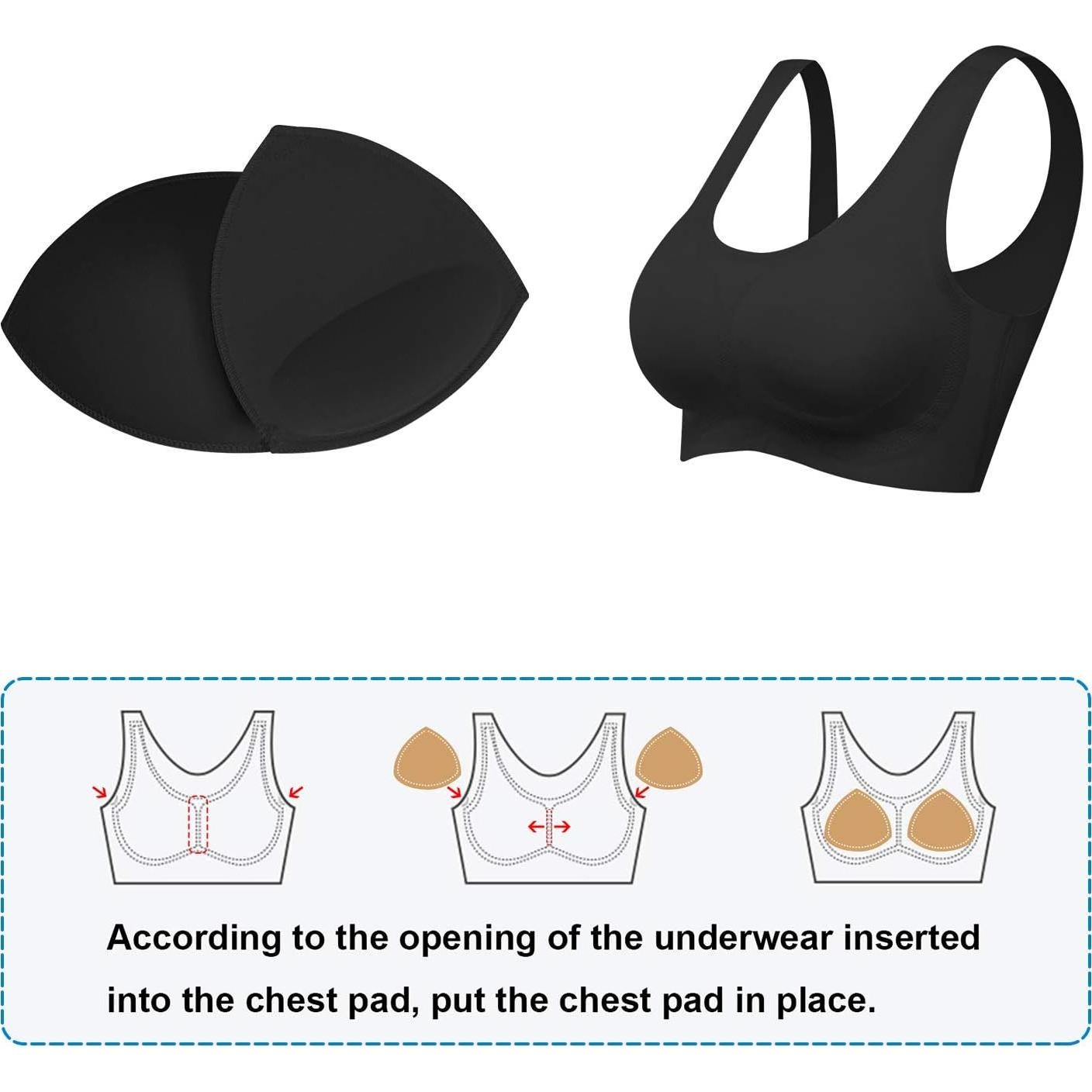 Almohadillas de Sujetador TopBine C/D para Elevación y Comodidad