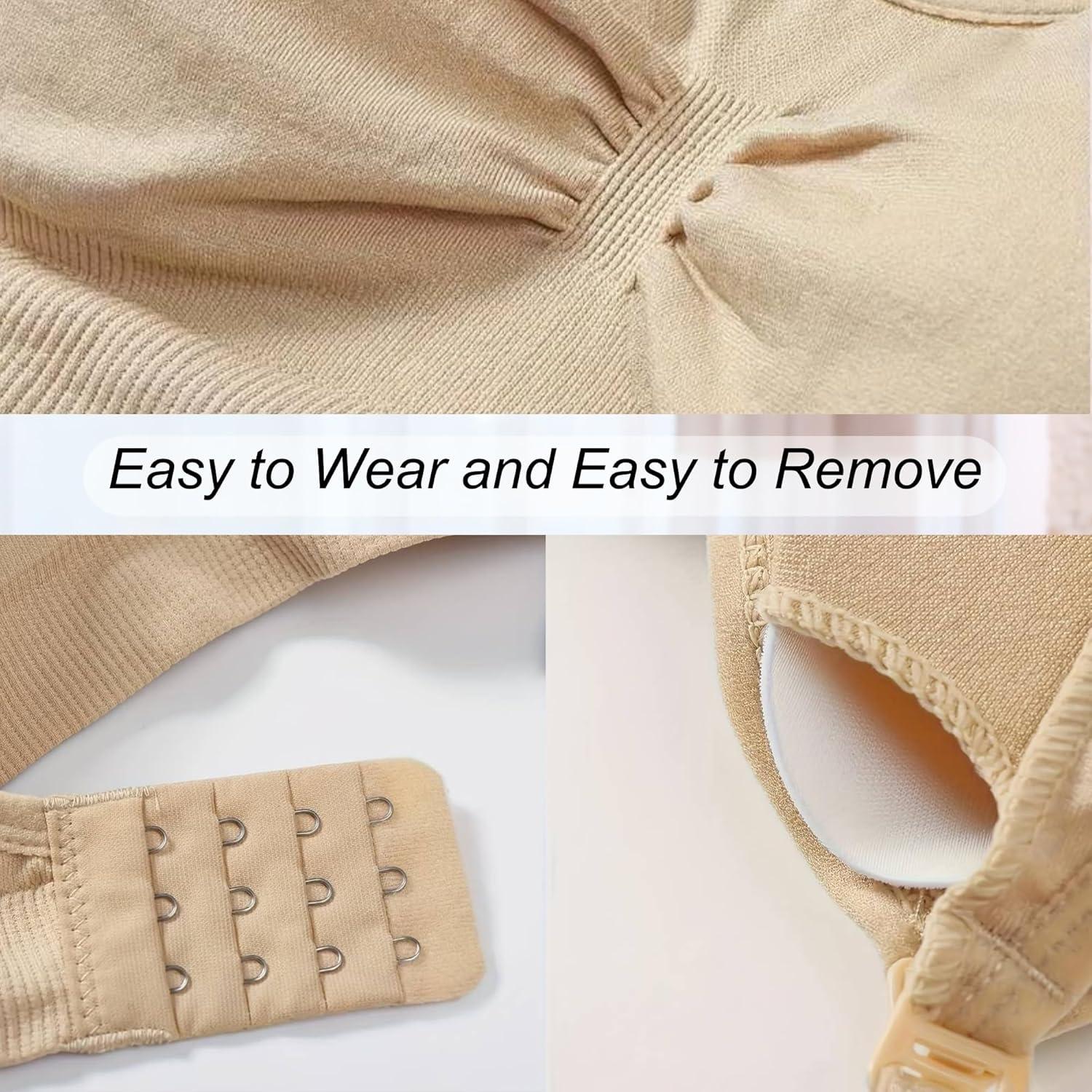 Paquete de 3 Sujetadores de Lactancia Sin Costuras - X-Large